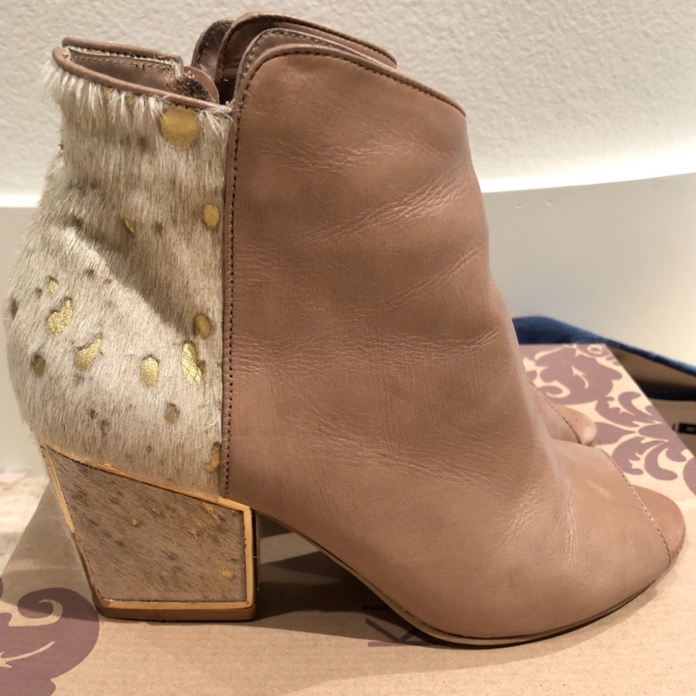 Klub Nico Kendal Leather and Pony Hair Bootie